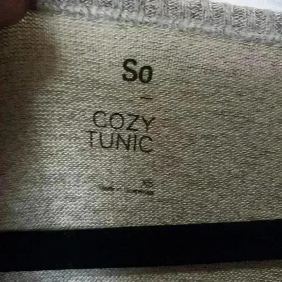 Womens SO tunic supersoft long line oversized XS neutral and cream color - Picture 2 of 8